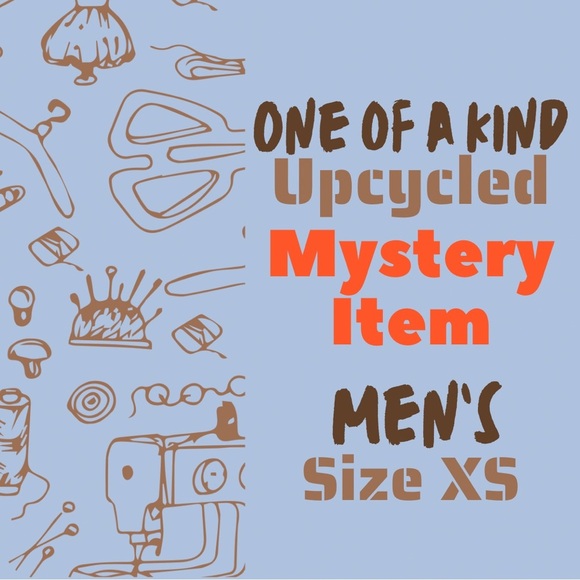 Mystery Box One of a Kind Upcycled Item Men’s SIZE XS Unique 1 of 1 sustainable - Picture 1 of 1